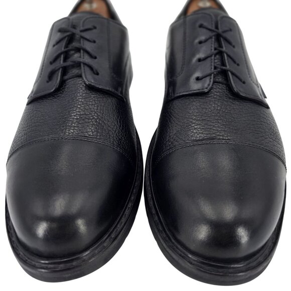 Mephisto Melchior Walking Shoes Black Pebble Grain Leather Comfort Derby Mens 12 - Picture 2 of 13